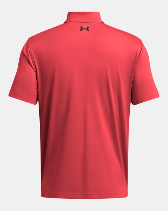 Polo UA Tee To Green para hombre, Red, pdpMainDesktop image number 3